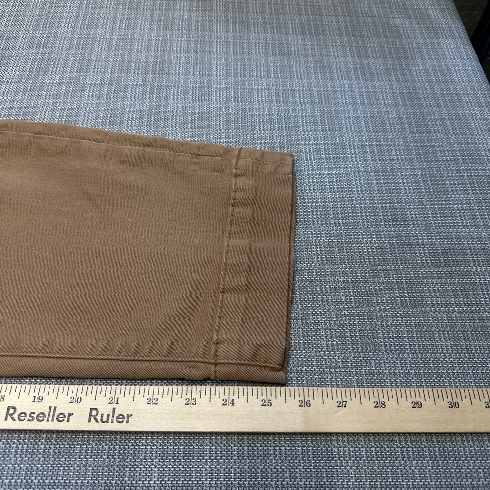 Everlane Organic Cotton Wide Leg Crop Pants Womens 10 Camel Brown High rise - Picture 10 of 12